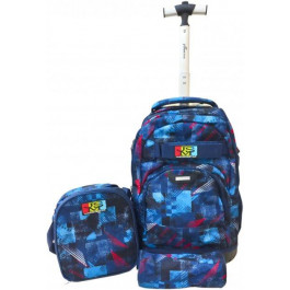 VGR Шкільний набір  Рюкзак з пеналом та сумкою ланчбокс 48 х 31.5 х 25 см 39 л Синій (Я75088_22010T-3)