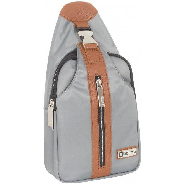 Cool For School Рюкзак на одне плечо Сool For School 33x16x8 см 4.5 л для мальчика Серый (O96903) - зображення 1