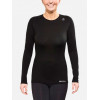 Aclima LightWool Shirt Crew Neck Woman L, Jet Black (121101001-06) - зображення 1