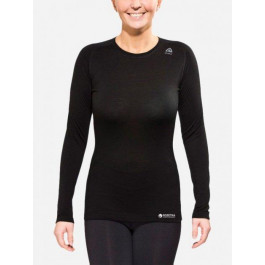   Aclima LightWool Shirt Crew Neck Woman L, Jet Black (121101001-06)