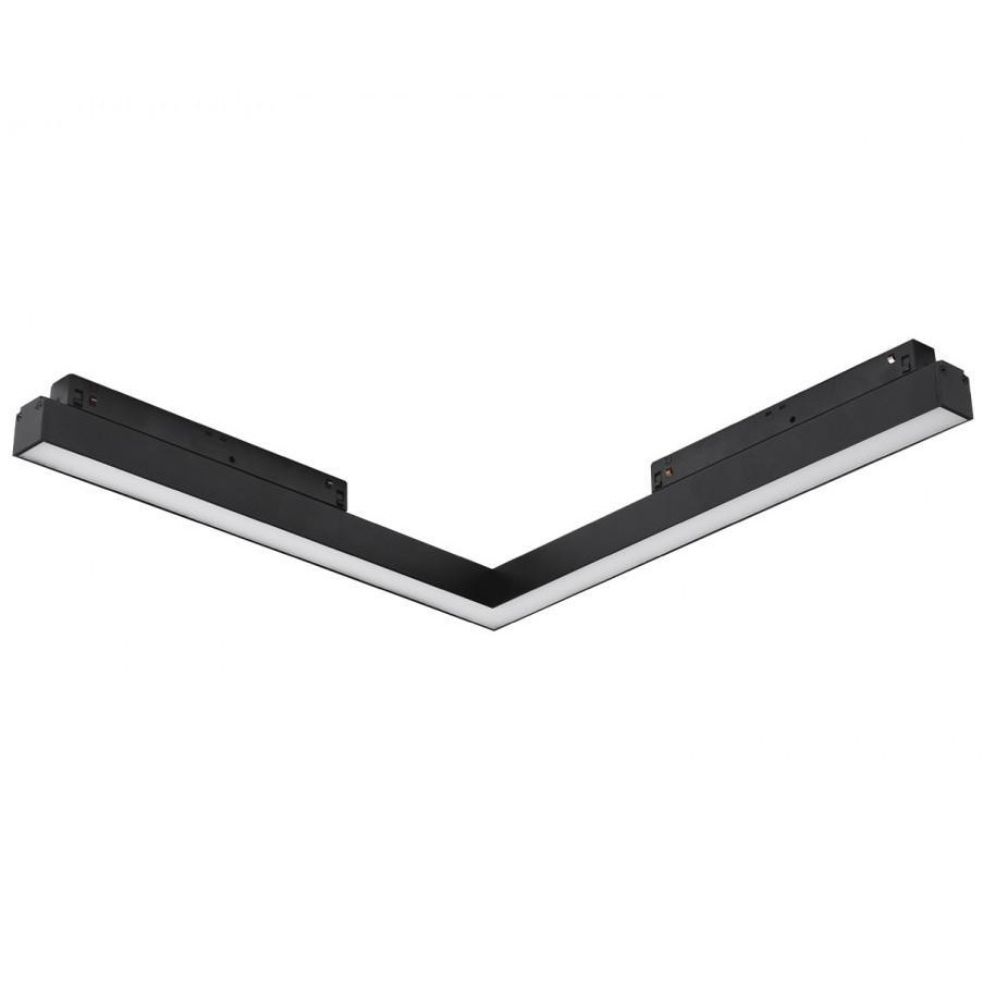 Azzardo AZ4615 Saga TRACK MAGNETIC CORNER A 24W MILKY120 4000K BK 1300 - зображення 1