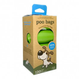 Poo Bags Dog Waste Bag Пакети для собачих фекалій, 8 рулонів по 15 пакетів 8 шт (20220400)
