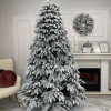 Смерека Новорічна ялинка штучна лита  пласт Premium 150 см Зелена Premium tree (+snow) - 150 - зображення 2