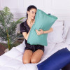 MirSon Подушка ортопедична  Cтружка Memory №4156 Delicate satin 0844 Green Olive 49х32х10.5 см (22000064237 - зображення 1