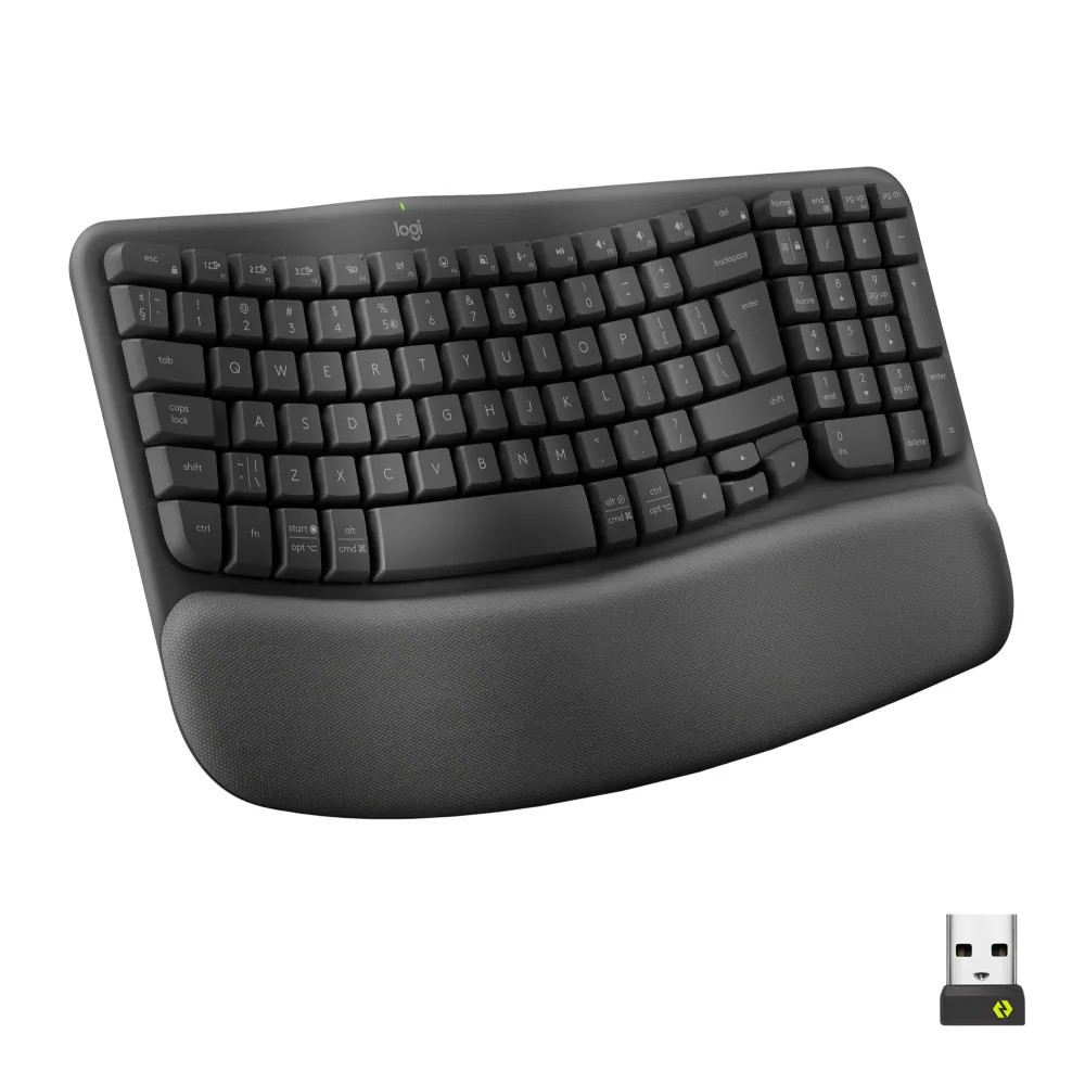 Logitech Wave Keys Bluetooth/Wireless Black (920-012304) - зображення 1