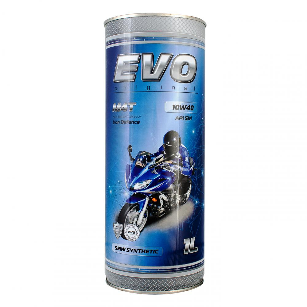 EVO lubricants EVO MOTO M4T 10W-40 1л - зображення 1