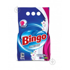 Bingo Пральний порошок Whites&Colors 6 кг (8690536922376)