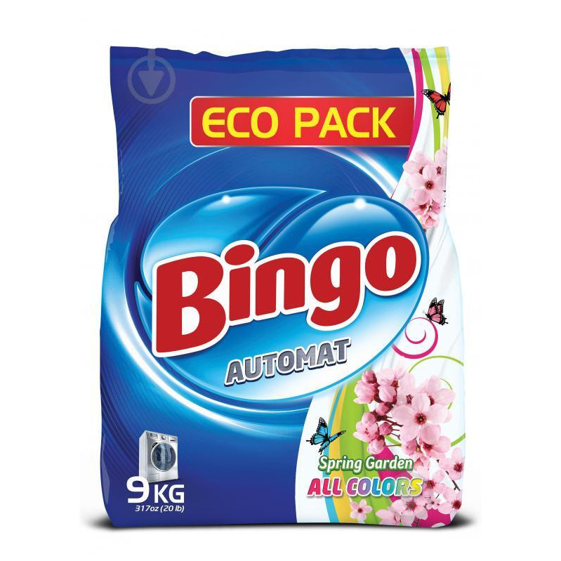 Bingo Пральний порошок Color 9 кг (8690536923823) - зображення 1