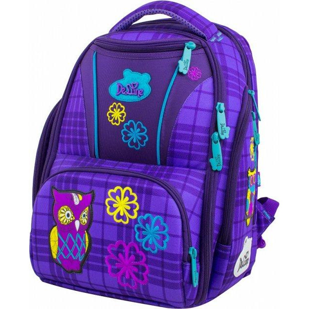 DeLune Рюкзак шкільний  8-108 фіолетовий, 28х37х19с - зображення 1