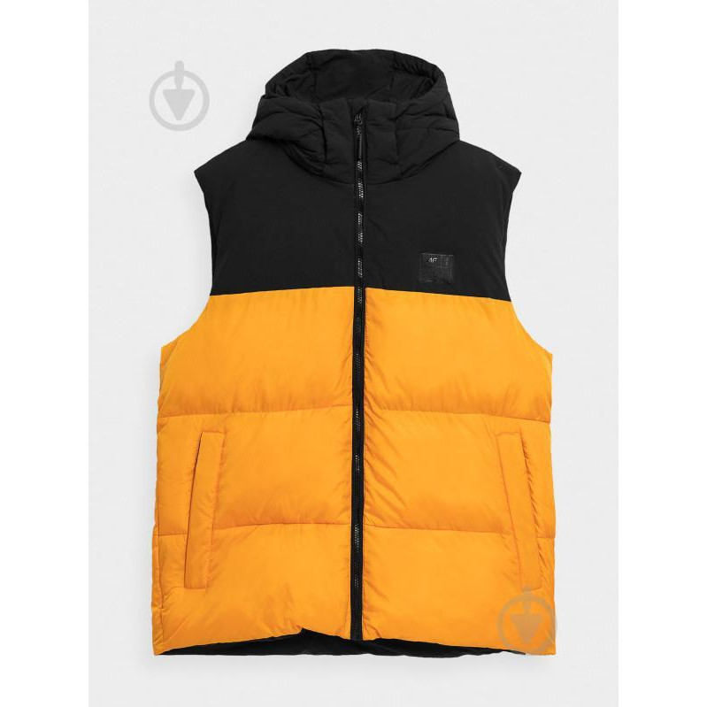 4F Теплий жилет  Vest M064 4FAW23TVESM064-70S M Жовтий (5904698516162) - зображення 1