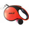 AnimAll Рулетка-повідець  з диспенсером м до 30 кг/5 метрів MS7016-B (червона/х/червона) 2000981277949 (2000 - зображення 1