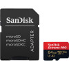 SanDisk 64 GB microSDXC UHS-I U3 Extreme Pro + SD Adapter SDSQXCU-064G-GN6MA - зображення 4