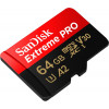 SanDisk 64 GB microSDXC UHS-I U3 Extreme Pro + SD Adapter SDSQXCU-064G-GN6MA - зображення 5