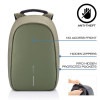 XD Design Bobby Hero Small anti-theft backpack / green (P705.707) - зображення 7
