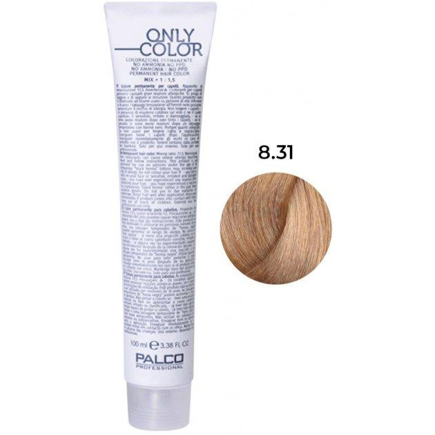 Palco Professional Крем-фарба для волосся  Only Color безаміачна 8.31 блонд світлий пісок 100 мл (8032568179289) - зображення 1
