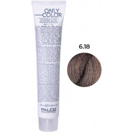 Palco Professional Крем-фарба для волосся  Only Color безаміачна 6.18 коричневий 100 мл (8032568179456)