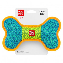 WAUDOG Игрушка для собак  Fun "Кость" 20х12 см Голубая (62082)