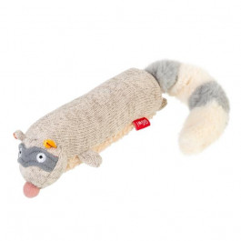 GiGwi Игрушка для собак  Енот с пищалкой Plush 17 см (75310)