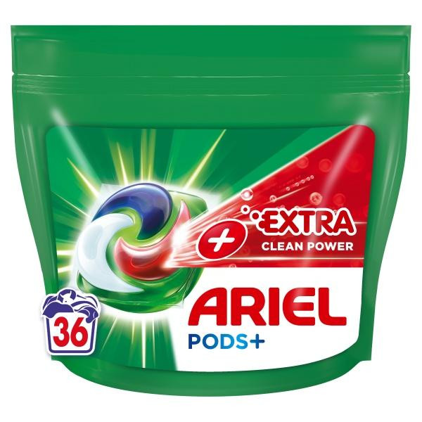 Ariel Капсули для прання  Pods All-in-1 + Сила екстраочищення 36 шт. (8001090804990) - зображення 1