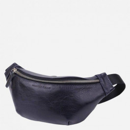 Grande Pelle Поясная сумка кожаная Grande Pellе leather-11569 Черная
