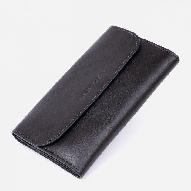 Grande Pelle Мужское портмоне кожаное  leather-11298 Черное - зображення 1