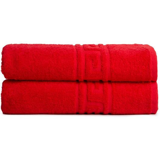 IDEIA Рушник махровий  для ванної 70х135 см Версач червоний (2200004284095) - зображення 1