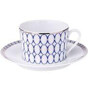 La Rose Des Sables Чашка для чаю з блюдцем Anneaux Platine 220мл 1731_03522