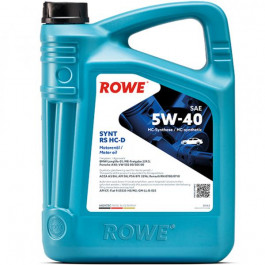 ROWE HIGHTEC SYNT RS HC-D 5W-40 5л