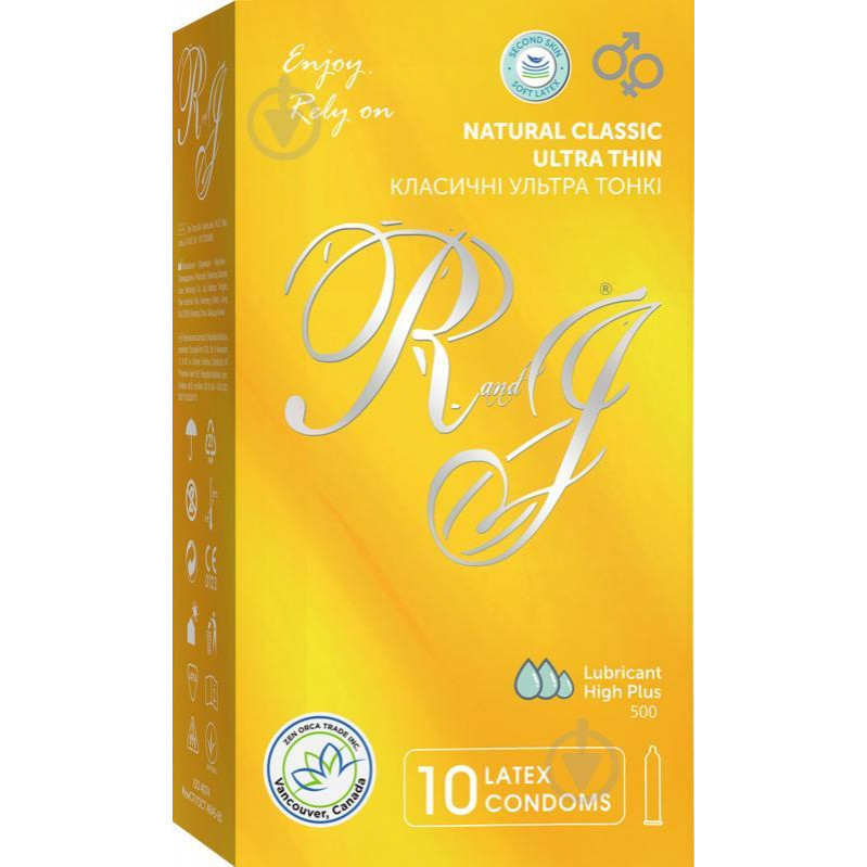 R&J Ultra Thin 10 шт (6949402824071) - зображення 1