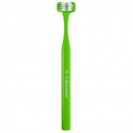 Dr. Barman's Зубна щітка  Superbrush Compact Тристороння М'яка Салатова (7032572876328-light-green)