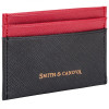 Smith & Canova Картхолдер  26827 Devere (Black-Red) (26827 BLK-RED) - зображення 4