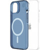 VOKAMO Case with MagSafe Clear/Blue для iPhone 15 (NVK010852) - зображення 1