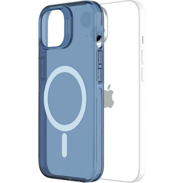 VOKAMO Case with MagSafe Clear/Blue для iPhone 15 (NVK010852) - зображення 1