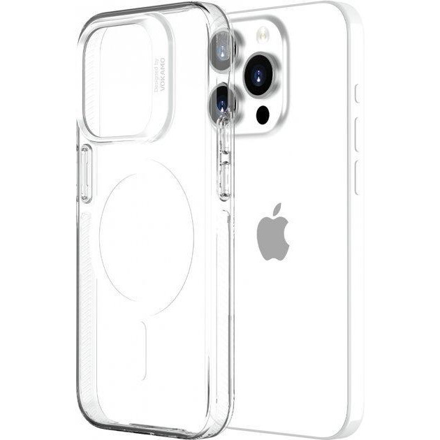 VOKAMO Case with MagSafe Clear для iPhone 15 Pro (NVK010854) - зображення 1