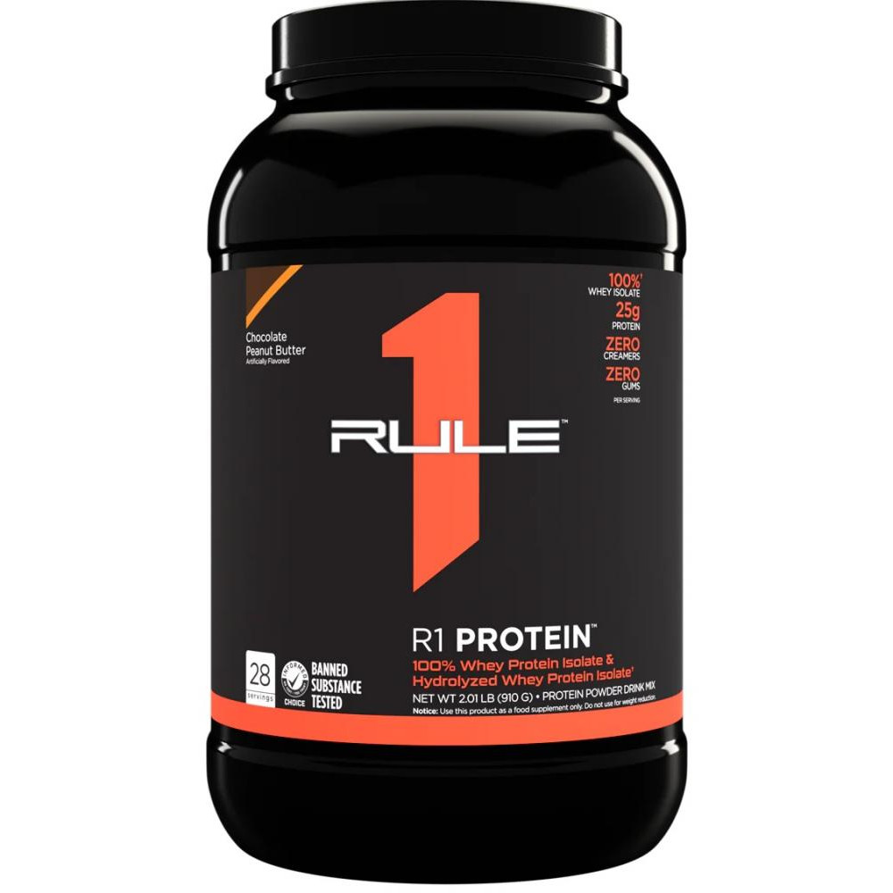Rule One Proteins R1 Protein 910 g /28 servings/ Chocolate Peanut Butter - зображення 1