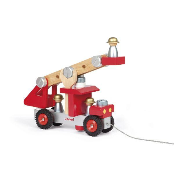 Janod Пожарная машина с инструментами (J06498) - зображення 1