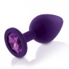 Rianne S Booty Plug Set Purple, диаметр 2,7см, 3,5см, 4,1см (SO3908) - зображення 5