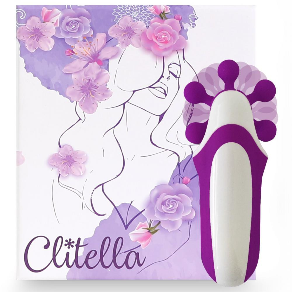 Feelztoys Клиторальный стимулятор - Clitella Oral Clitoral Stimulator Purple SO5066 - зображення 1