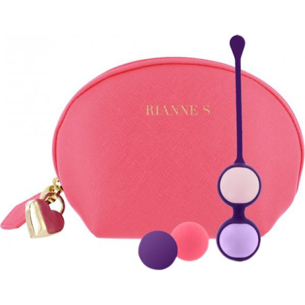 Feelztoys Набор вагинальных шариков Rianne S Essentials Pussy Playballs, розовый (8717903272091) - зображення 1