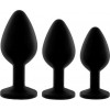 Feelztoys Rianne S Booty Plug Set (3х), черный (8717903271926) - зображення 1