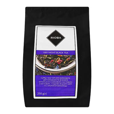 Rioba Суміш чаю  1001 night black tea 250г - зображення 1