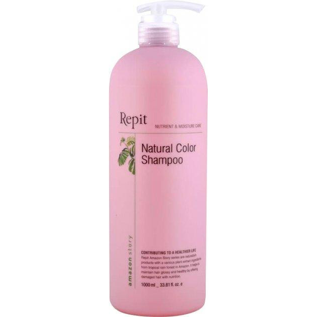 Repit Шампунь  Amazon Story Natural Color для фарбованого волосся 1 л (8809392153101) - зображення 1