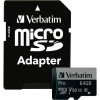 Verbatim 64 GB microSDHC UHS-I U3 V30 A2 Class 10 Pro + SD Adapter (47042) - зображення 1