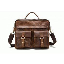Buffalo Bags М'який портфель шкіряний  M8001C коричнева