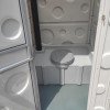 Техпром Туалетна кабіна сіра + раковина + рукомийник (бт998) - зображення 2