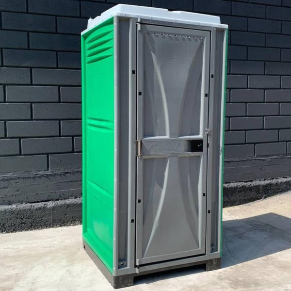 Техпром Туалетна кабіна біотуалет зелений + рідина для туалету (бт808) - зображення 1