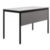 Art Metal Furniture Осло 118,7х60х75Н чорний графіт, Сірий Шифер (217225) - зображення 1