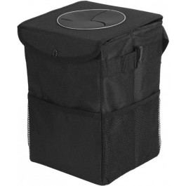 Supretto Портативний підвісний сміттєвий кошик для авто  19 х 20 х 30 см Чорний (8293-0001)