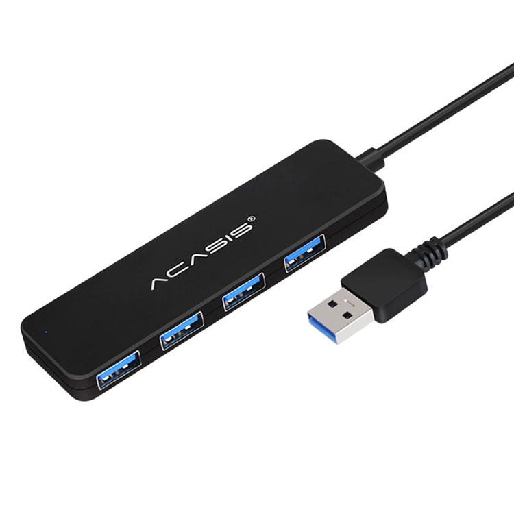 Acasis USB-C to 4xUSB-A3.0 Black (AB3-L42) - зображення 1