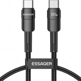 Essager USB Type-C to USB Type-C PD 100W 1m Black (EXCTT1-XC01)